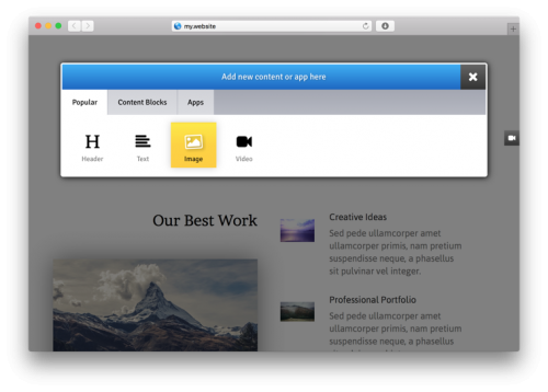 Ready-Made Content Blocks