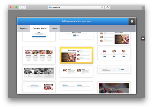 Ready-Made Content Blocks