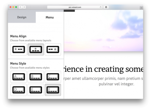 Powerful Website Themes