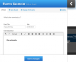 Events Calendar